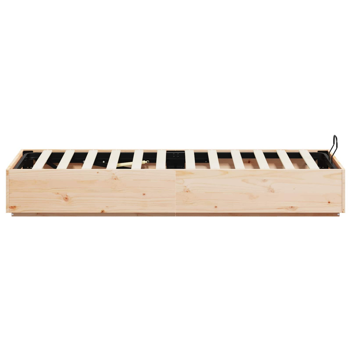 Otomanski krevet Prirodna 90 x 190 cm Masivna borovina