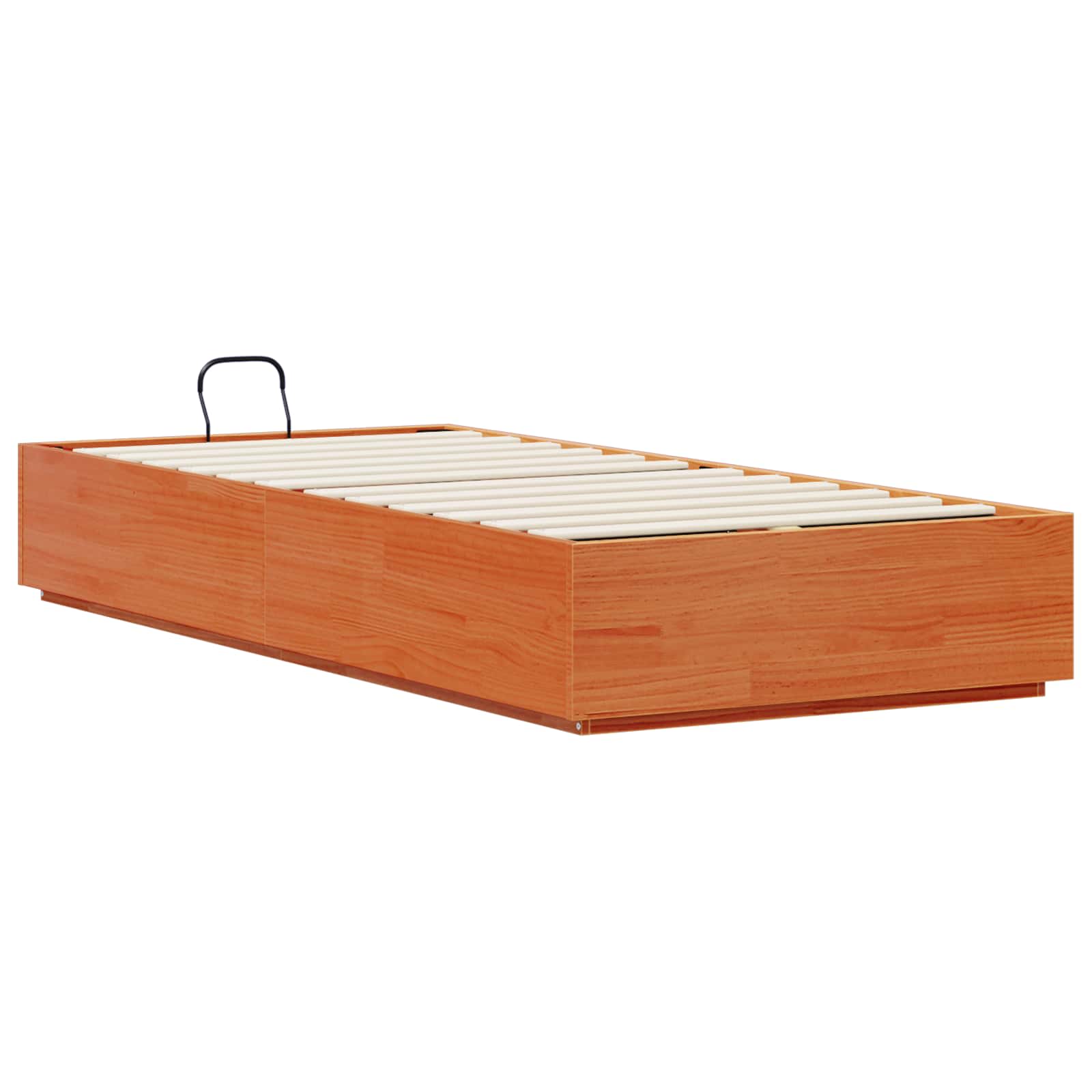 Otomanski krevet Vosak Smeđa 90 x 190 cm Masivna borovina