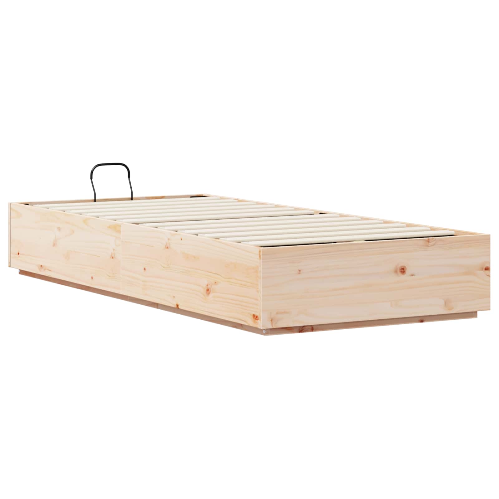 Otomanski krevet Prirodna 80 x 200 cm Masivna borovina