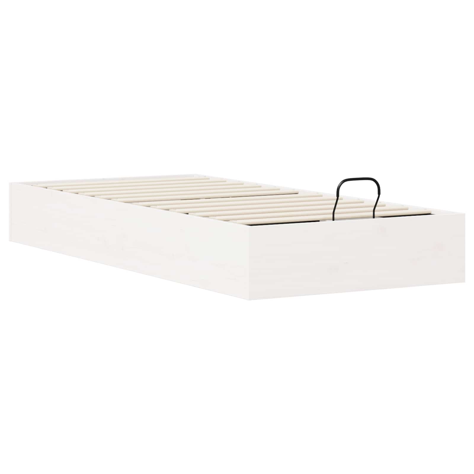 Ottomanska krevetna konstrukcija s pohranom Bijeli 80 x 200 cm