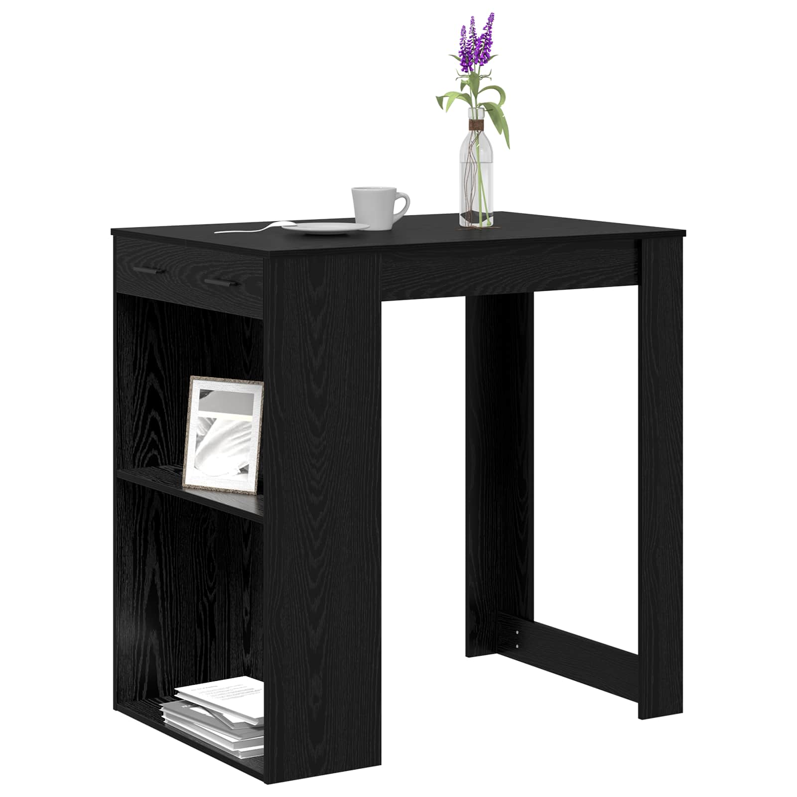 Stol za bar Crni hrast 102 x 70 x 103,5 cm Konstruirano drvo