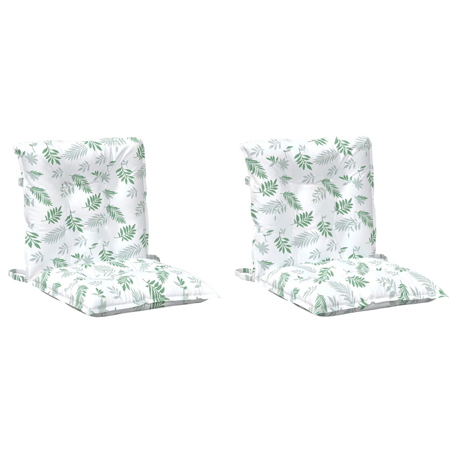 Jastučić za van 2 pcs Fine Leaf Pattern 100 x 50 x 7 cm Tkanina