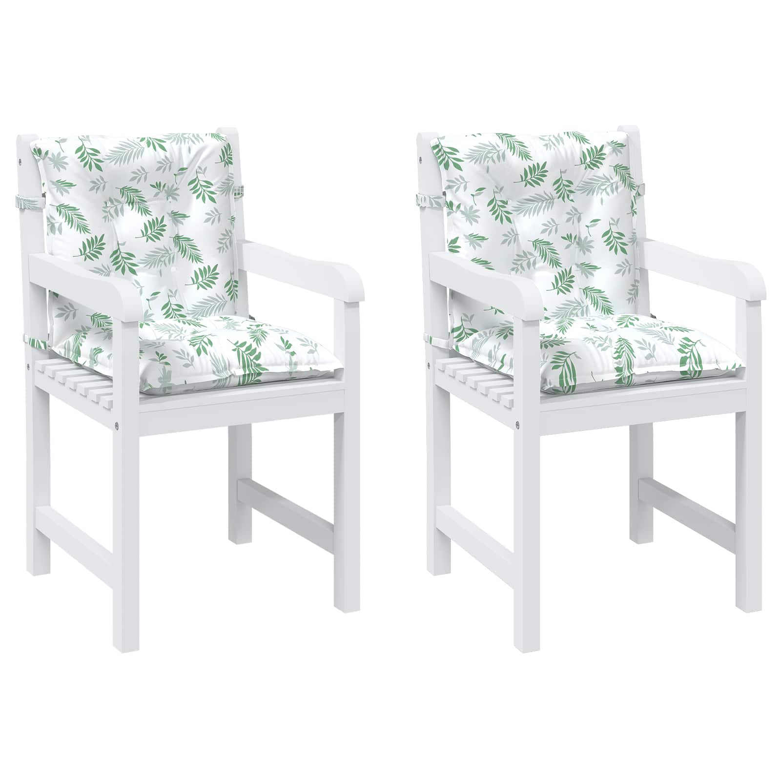 Jastučić za van 2 pcs Fine Leaf Pattern 100 x 50 x 7 cm Tkanina