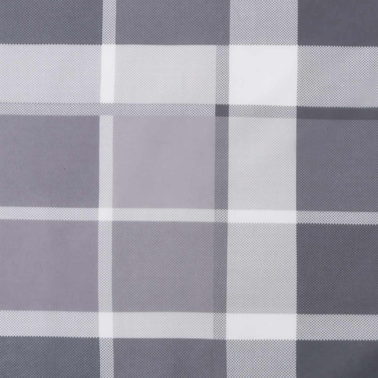 Jastučić za van Kockasto 4 pcs Sivi karirani 40 x 40 cm Tkanina