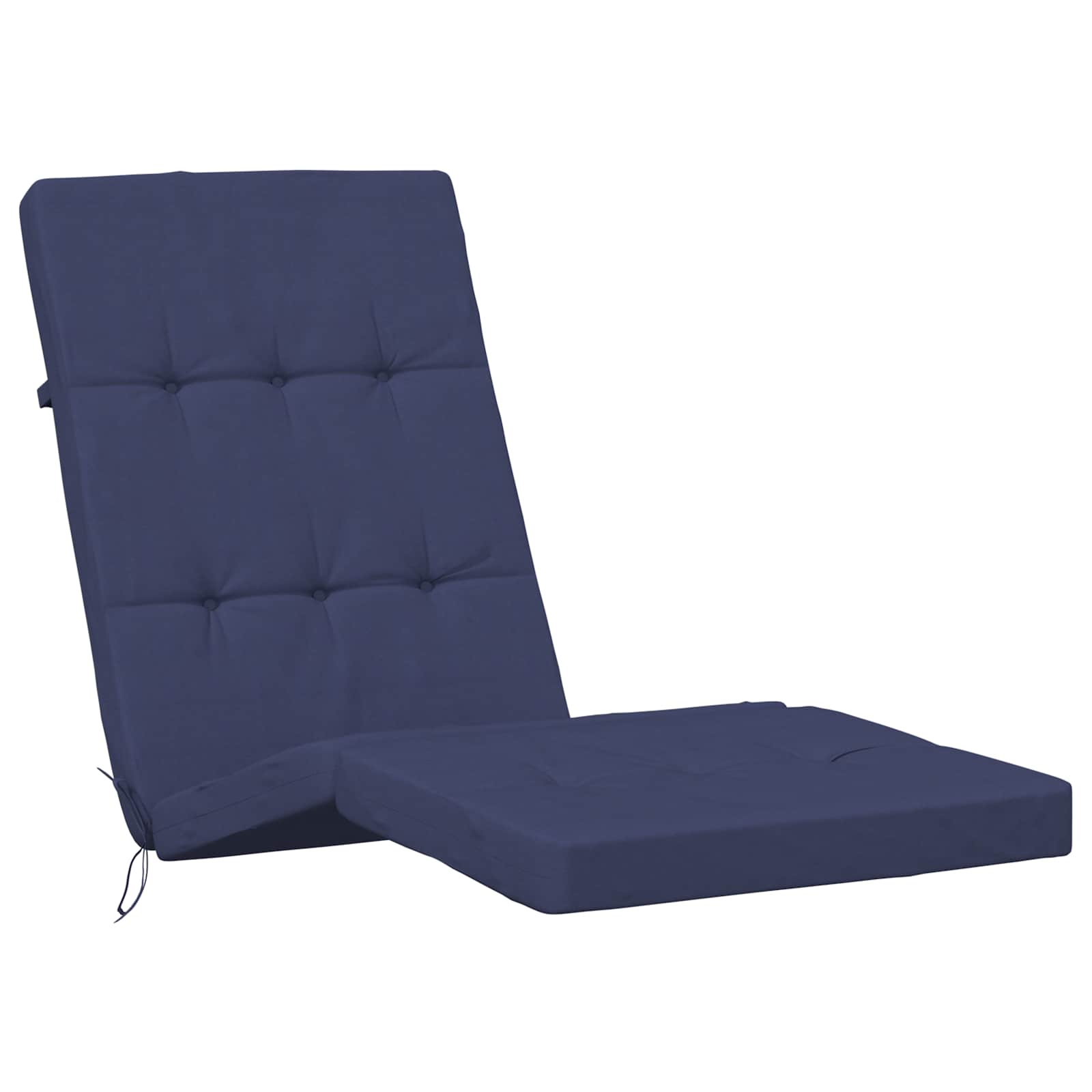 Jastučić za van 2 pcs Mornarsko plava 180 x 55 x 7 cm Tkanina