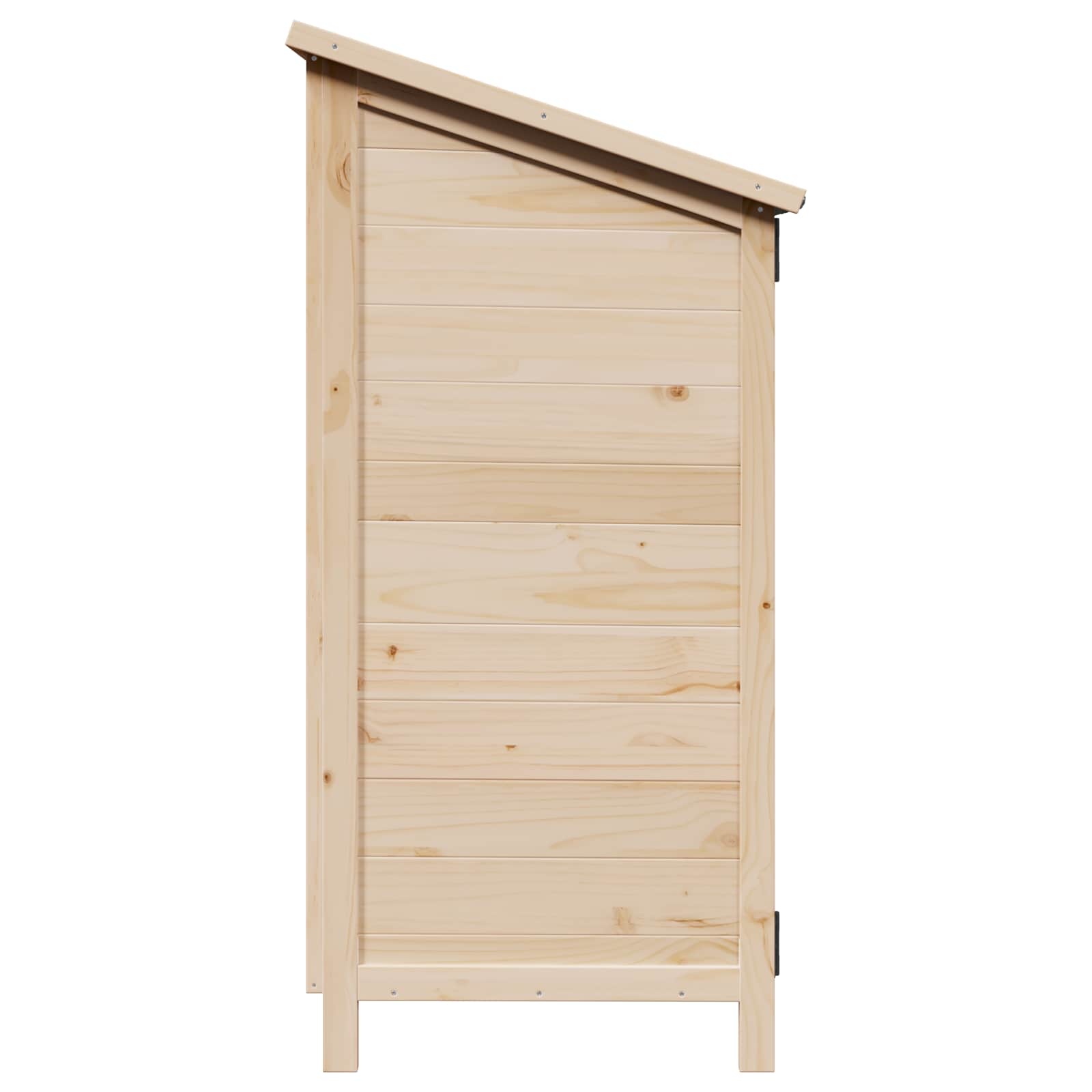 Vrtna Šupa Prirodna 59 x 56 x 113,5 cm Konstruirano drvo