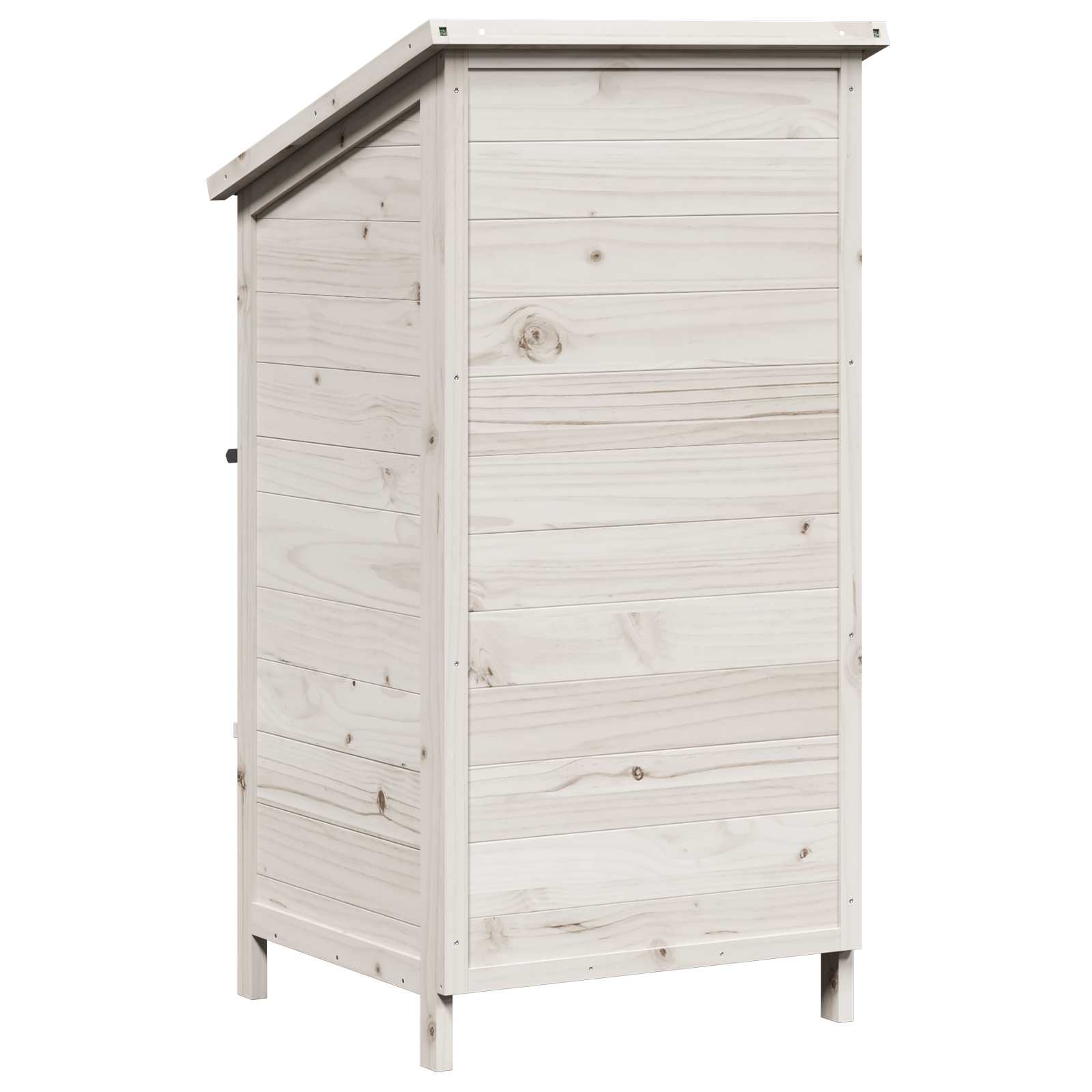 Vrtna Šupa Bijela 59 x 56 x 113,5 cm Konstruirano drvo