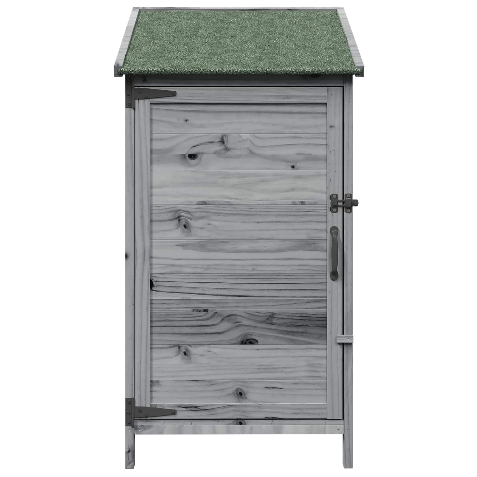 Vrtna Šupa s krovom Siva 59 x 56 x 113,5 cm Čvrsto drvo jele
