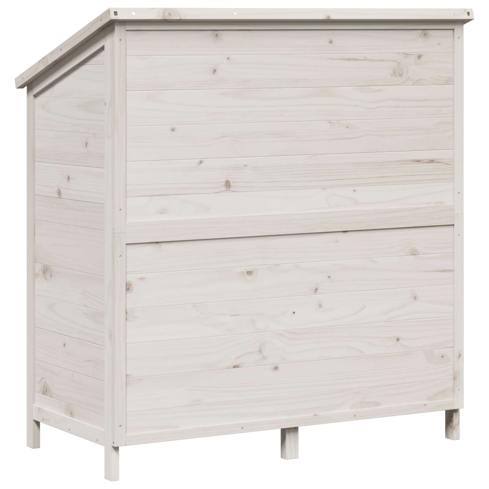 Vrtna Šupa Bijela 106,5 x 56 x 113,5 cm Konstruirano drvo