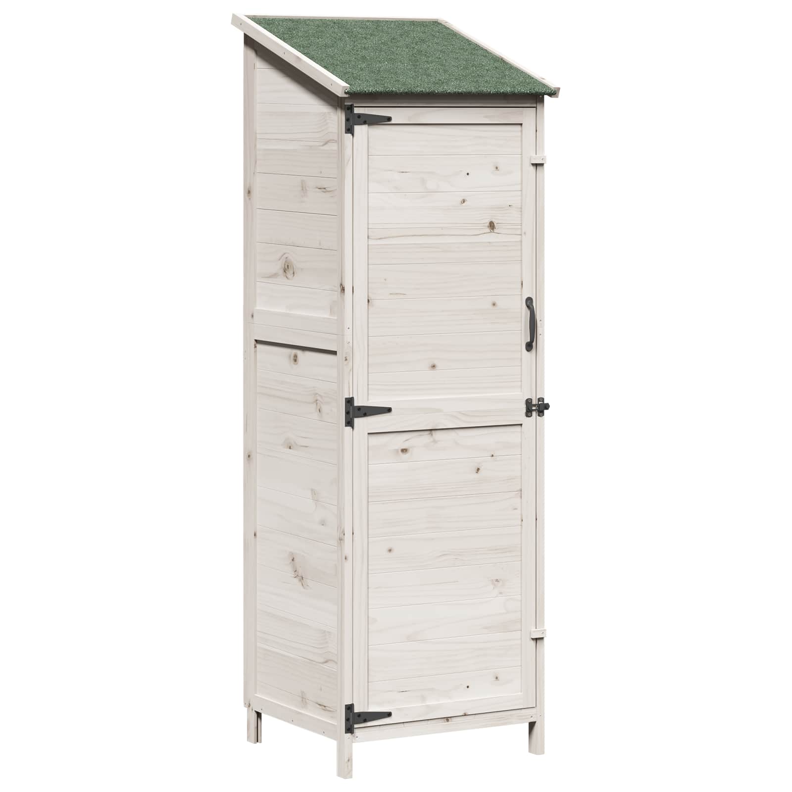 Vrtna Šupa Bijela 59,5 x 56 x 176,5 cm Konstruirano drvo