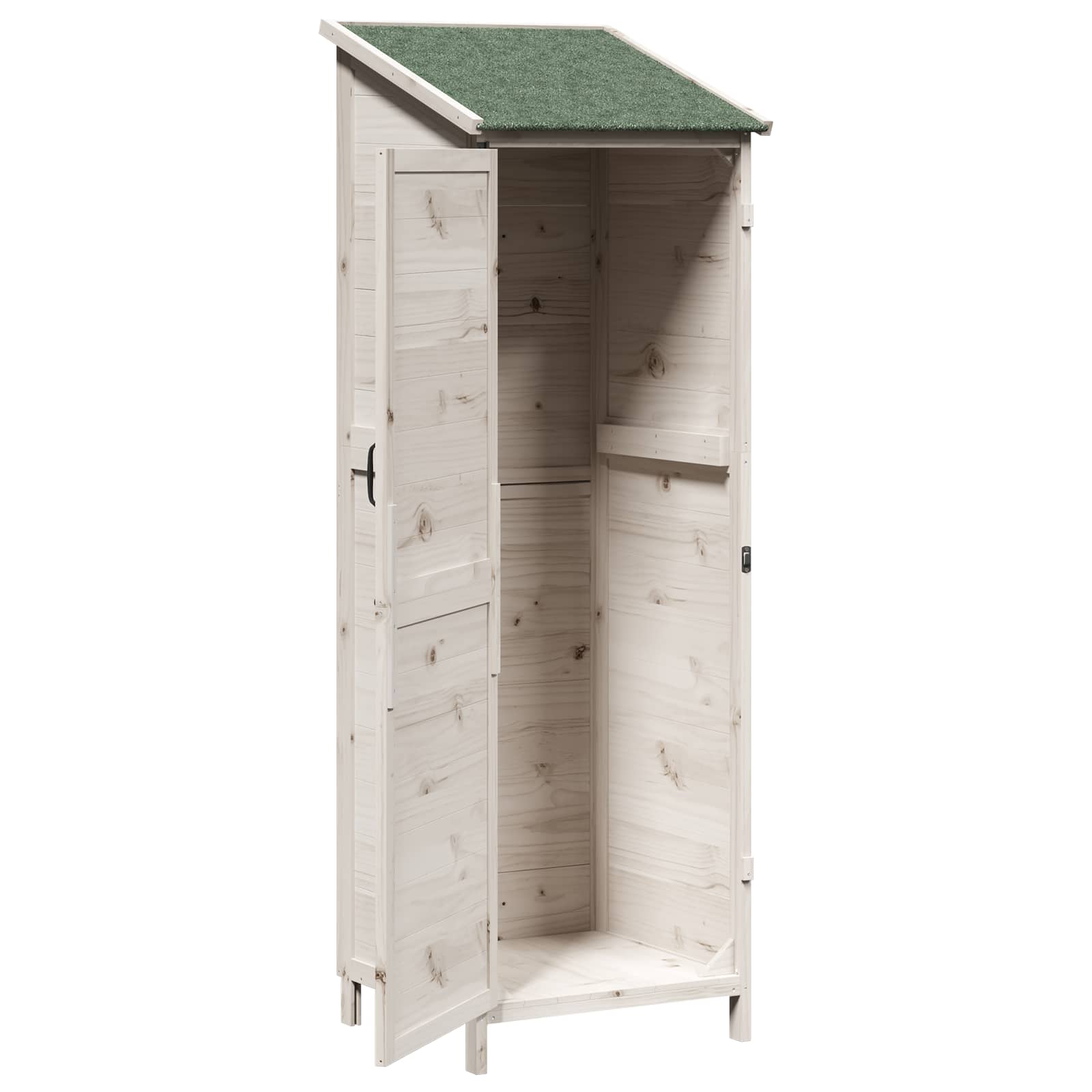 Vrtna Šupa Bijela 59,5 x 56 x 176,5 cm Konstruirano drvo
