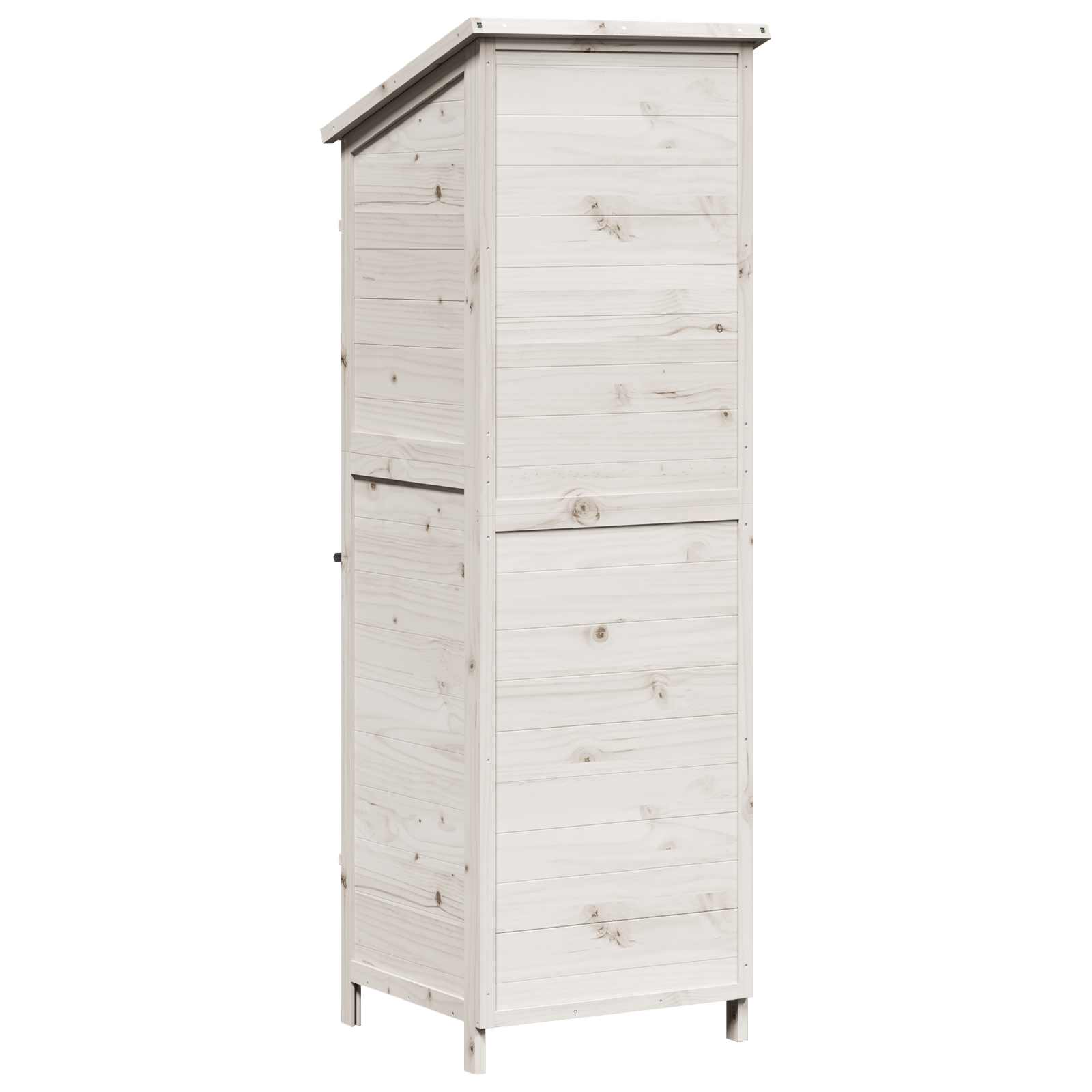 Vrtna Šupa Bijela 59,5 x 56 x 176,5 cm Konstruirano drvo