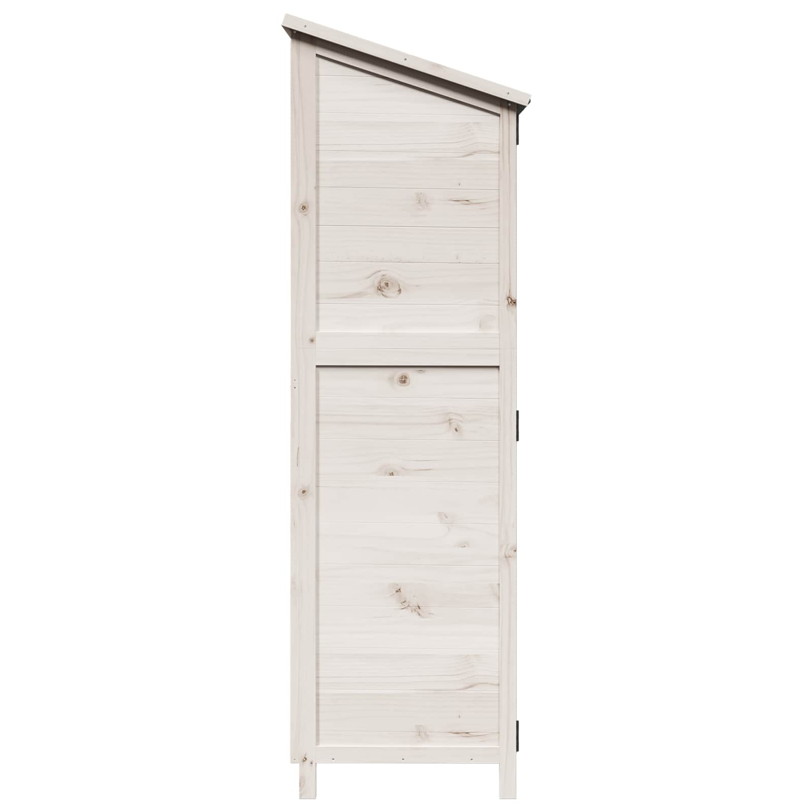 Vrtna Šupa Bijela 59,5 x 56 x 176,5 cm Konstruirano drvo