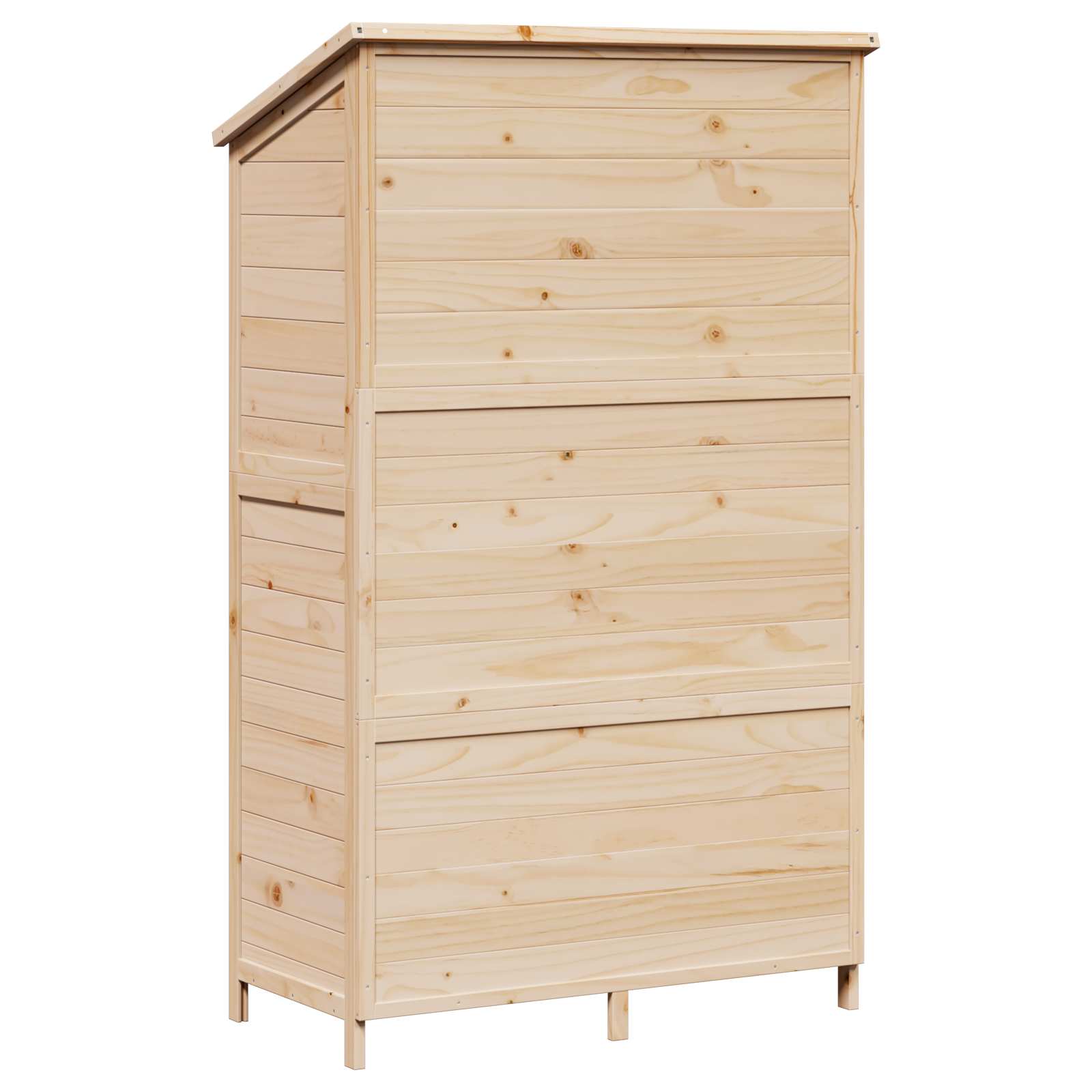 Vrtna Šupa Prirodna 106,5 x 56 x 176 cm Konstruirano drvo