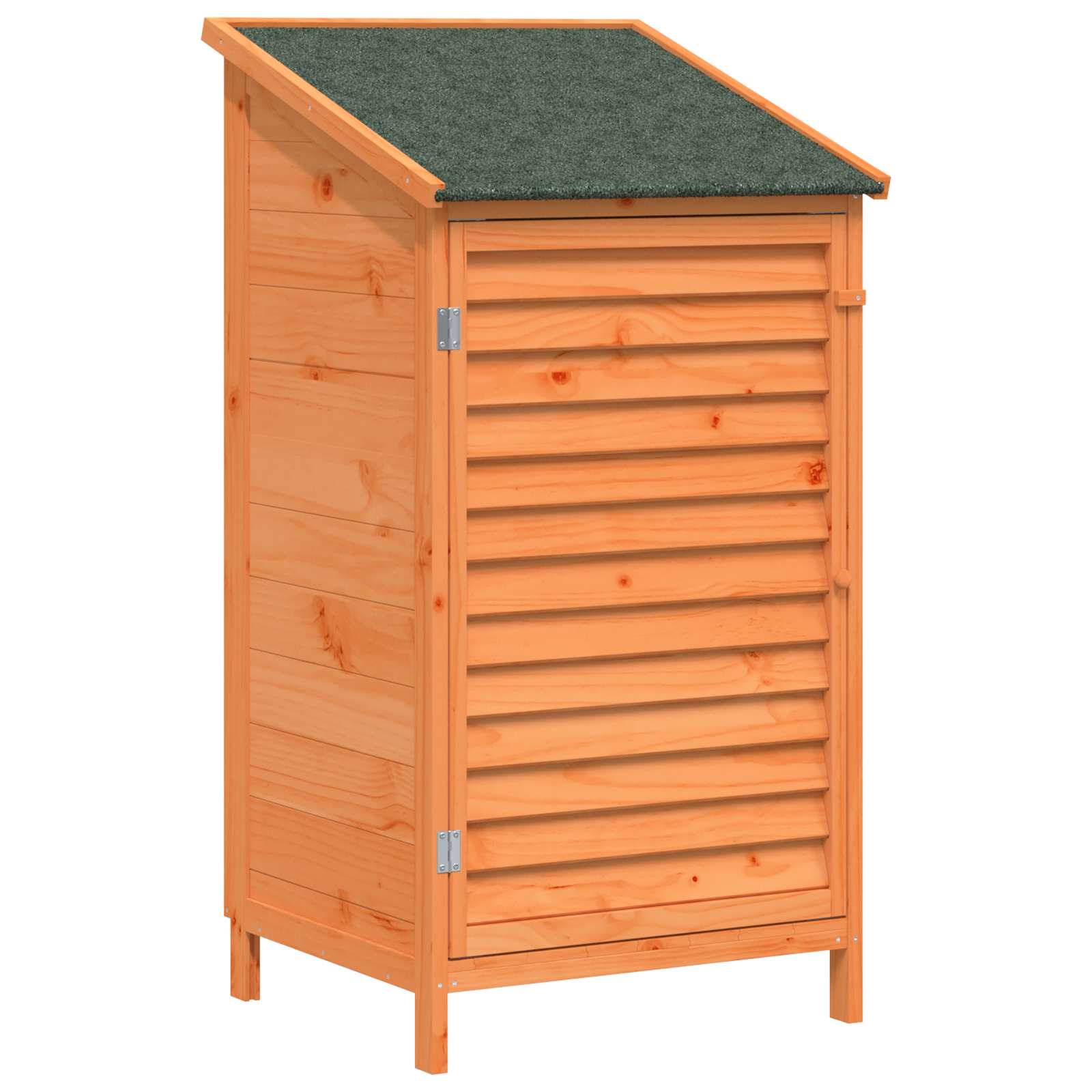 Vrtna Šupa s krovom Smeđa 59 x 56 x 113,5 cm Čvrsto drvo jele