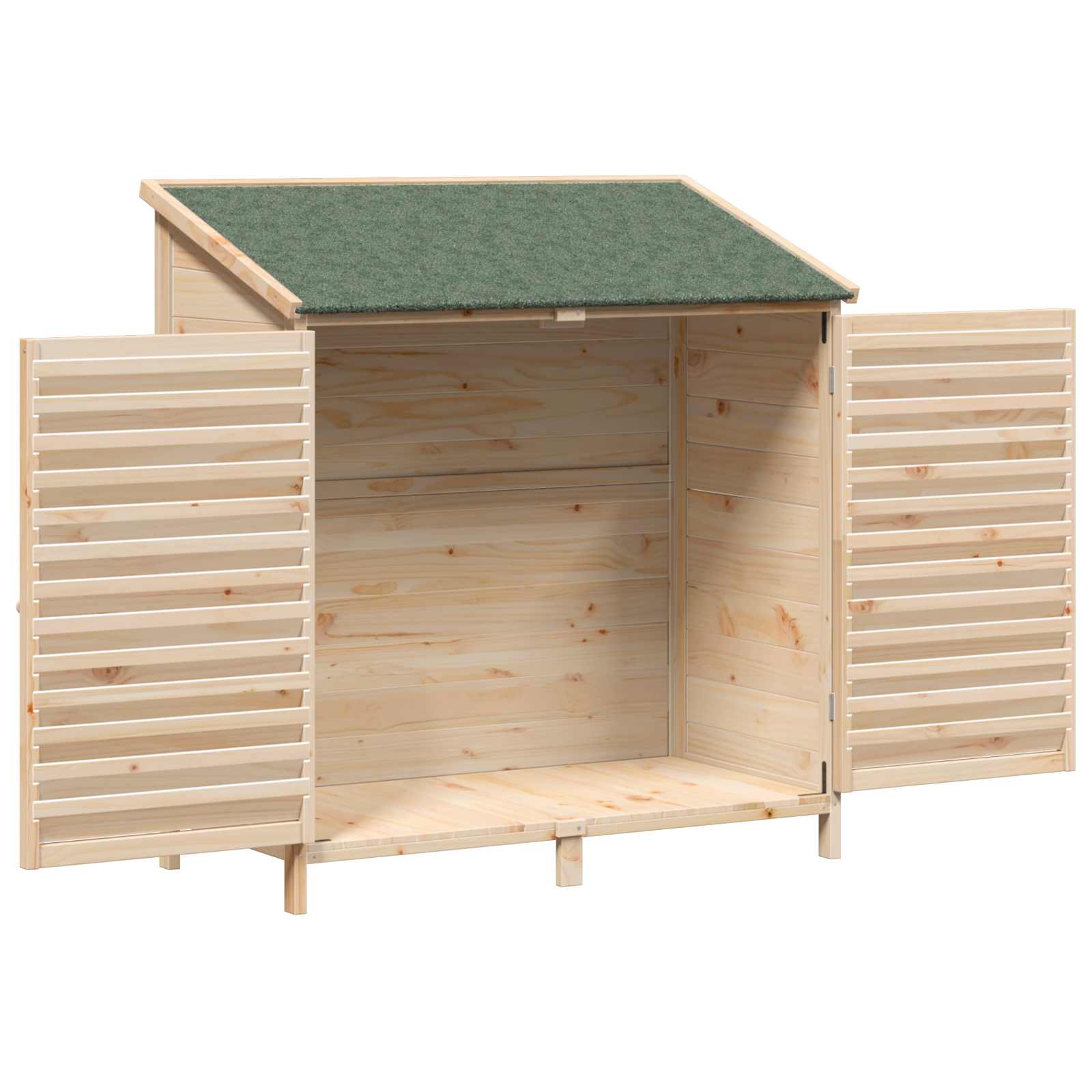 Vrtna Šupa Prirodna 106 x 56 x 113,5 cm Čvrsto drvo jele