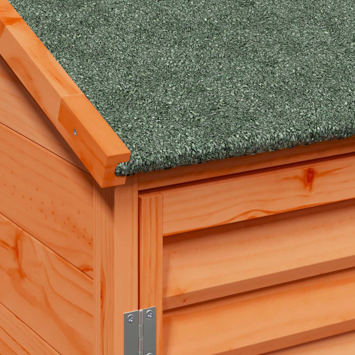 Vrtna Šupa s krovom Smeđa 106 x 56 x 113,5 cm Čvrsto drvo jele