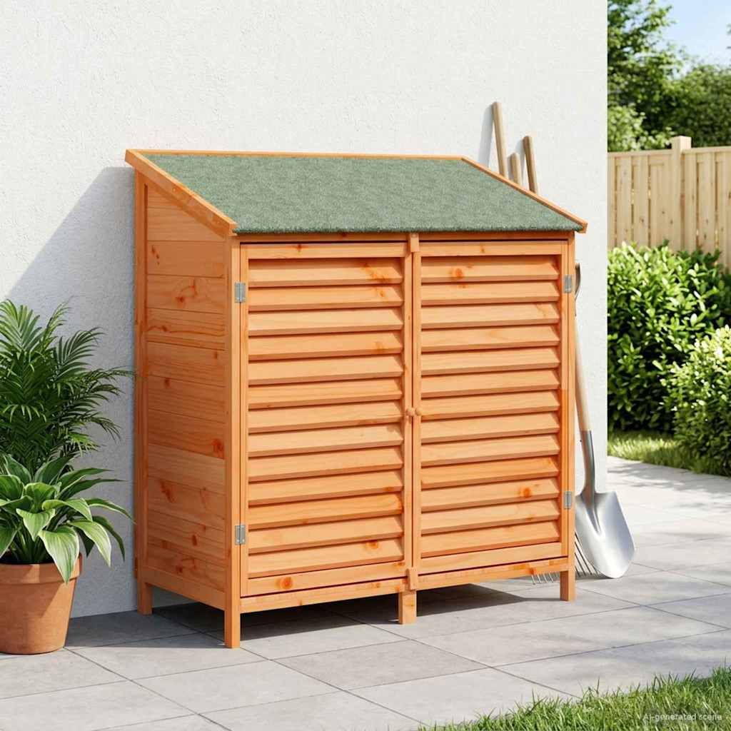 Vrtna Šupa Smeđa 106 x 56 x 113,5 cm Čvrsto drvo jele