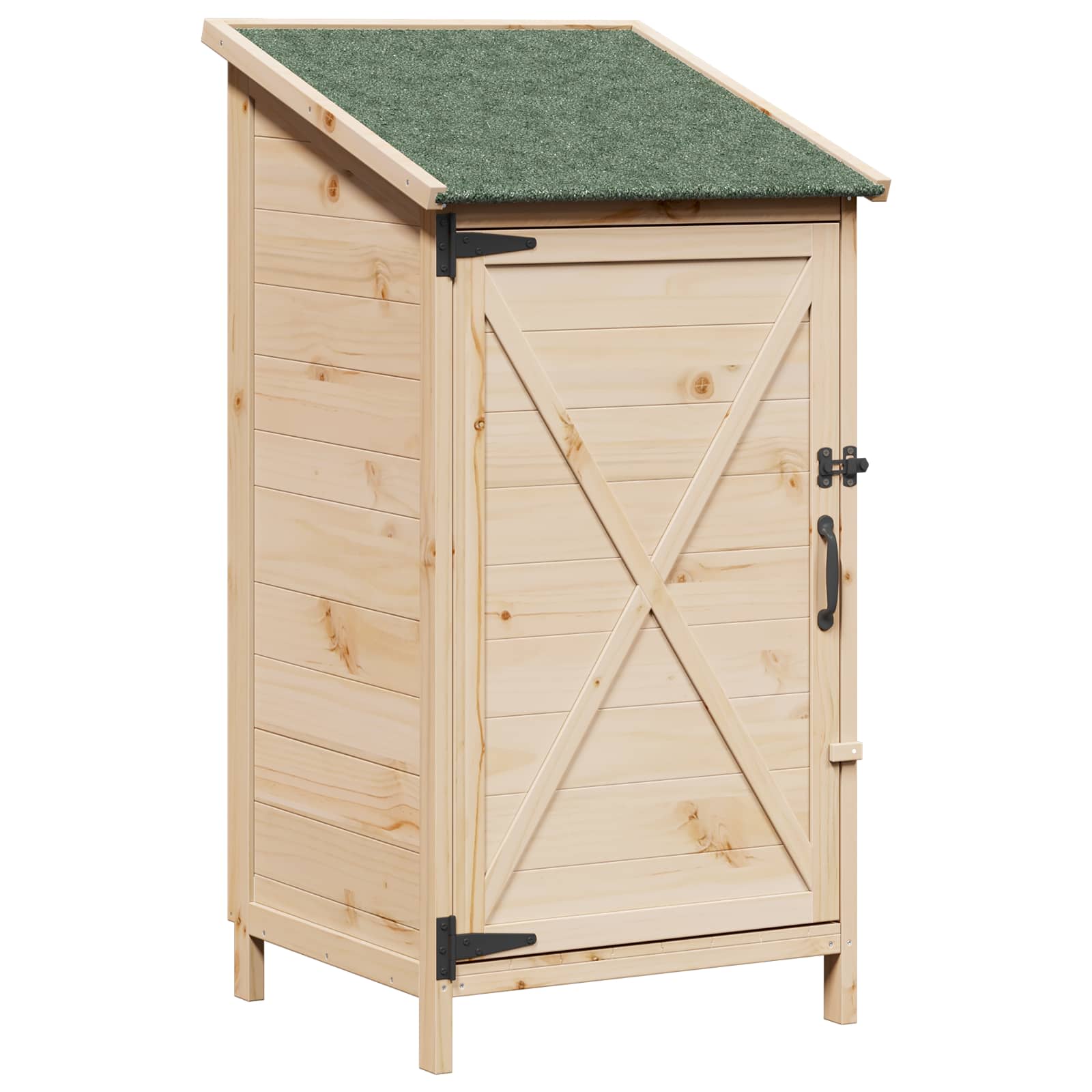 Vrtna Šupa Prirodna 59,5 x 56 x 113,5 cm Čvrsto drvo jele