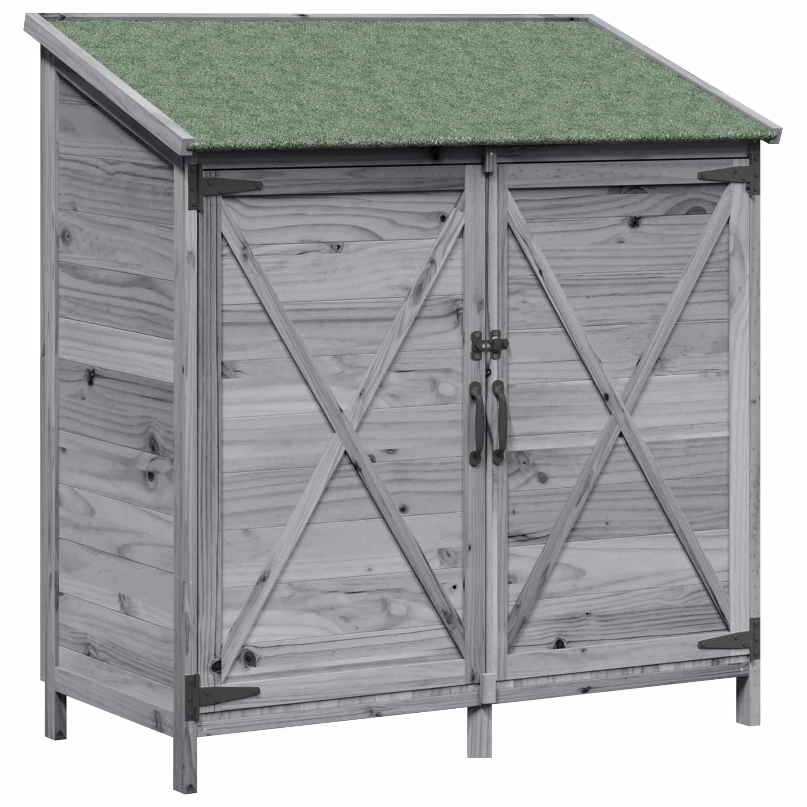 Vrtna Šupa Siva 106 x 56 x 113,5 cm Konstruirano drvo