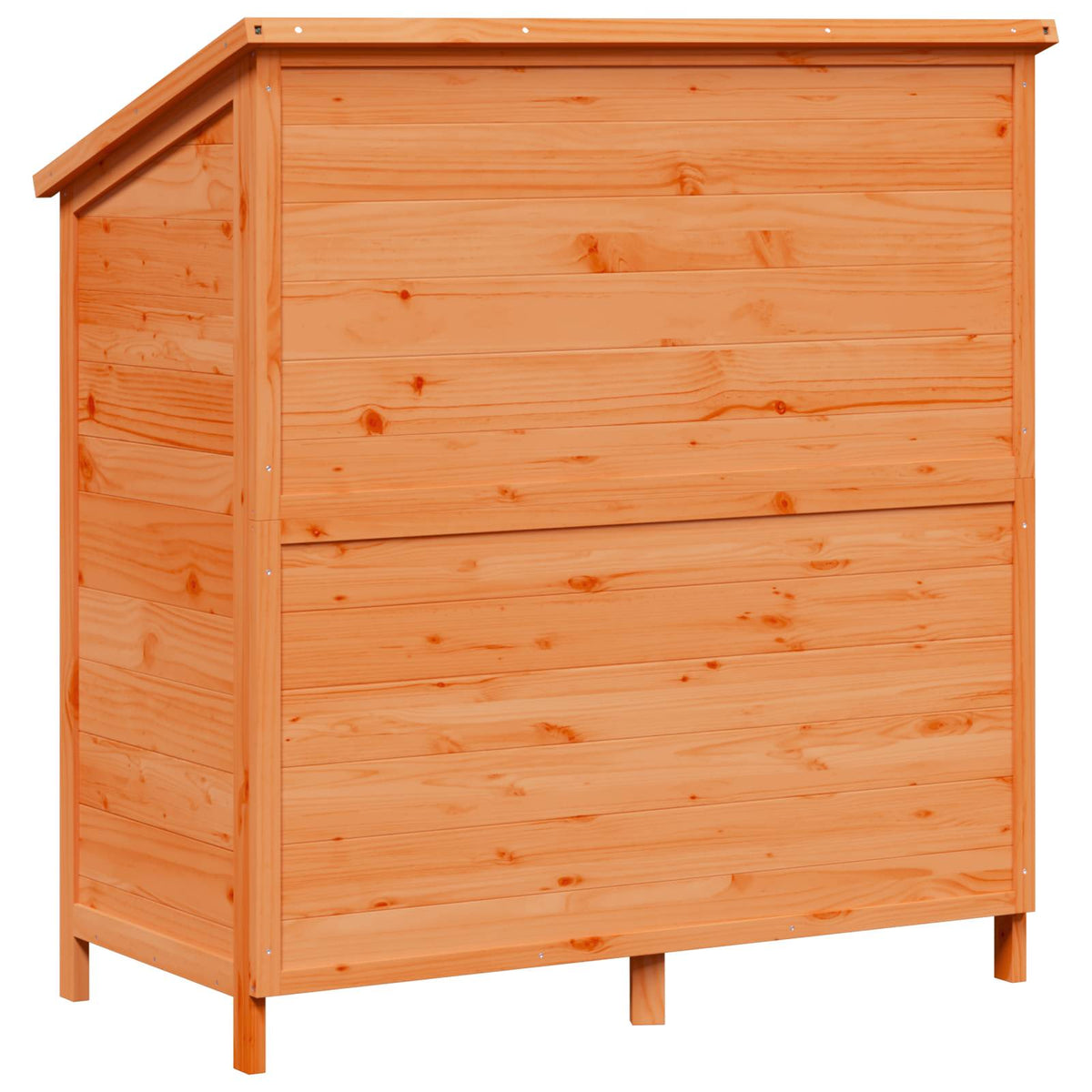 Vrtna Šupa s krovom Smeđa 106 x 56 x 113,5 cm Čvrsto drvo jele