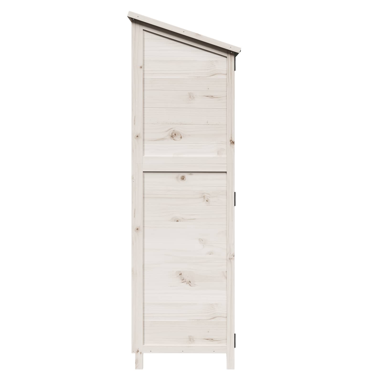 Vrtna Šupa Bijela 59,5 x 56 x 176,5 cm Konstruirano drvo