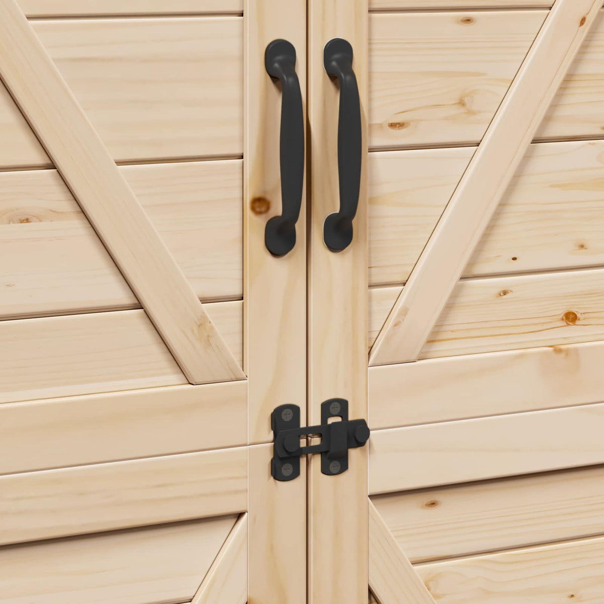 Vrtna Šupa Prirodna 106 x 56 x 176,5 cm Čvrsto drvo jele