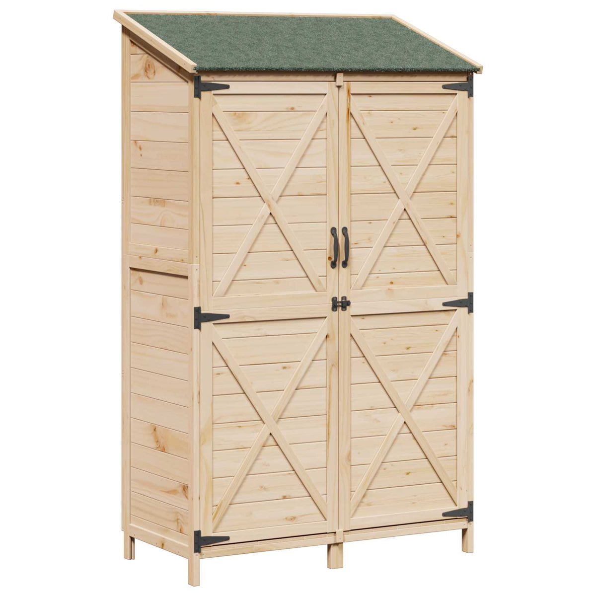 Vrtna Šupa Prirodna 106 x 56 x 176,5 cm Čvrsto drvo jele