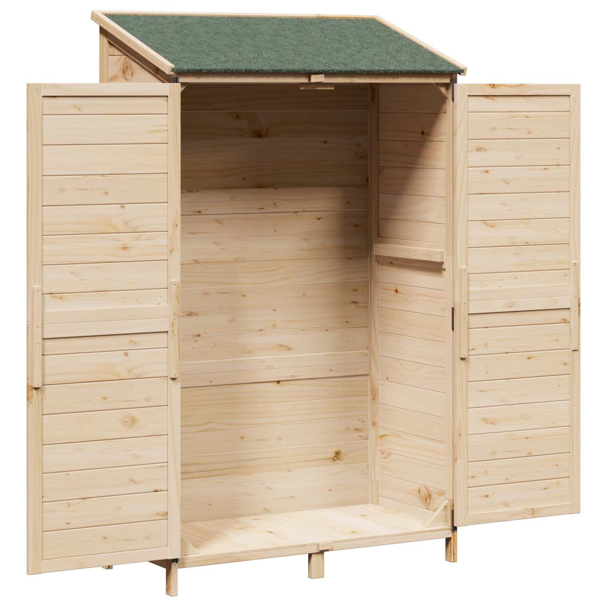 Vrtna Šupa Prirodna 106 x 56 x 176,5 cm Konstruirano drvo