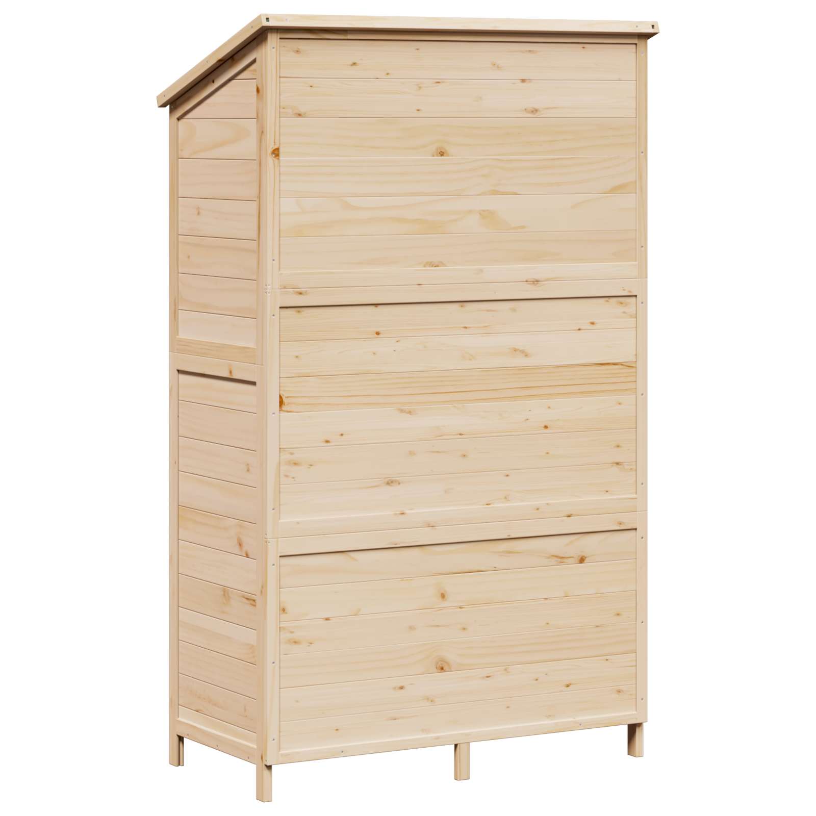 Vrtna Šupa Prirodna 106 x 56 x 176,5 cm Konstruirano drvo