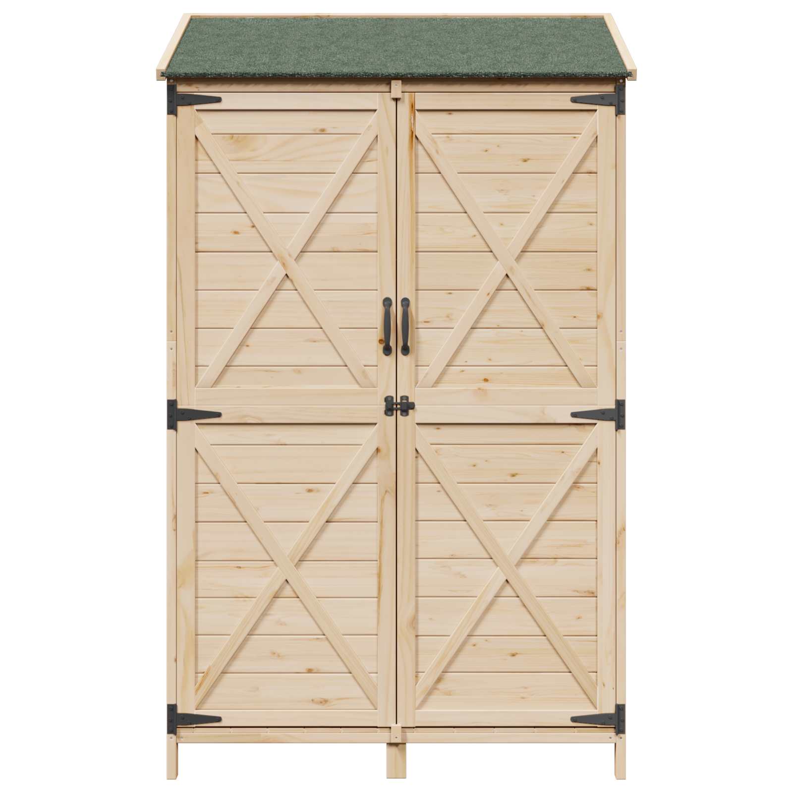 Vrtna Šupa Prirodna 106 x 56 x 176,5 cm Konstruirano drvo