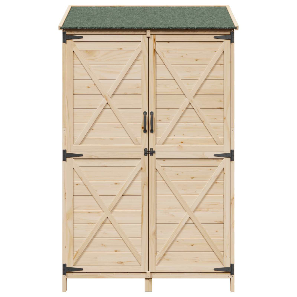 Vrtna Šupa Prirodna 106 x 56 x 176,5 cm Čvrsto drvo jele