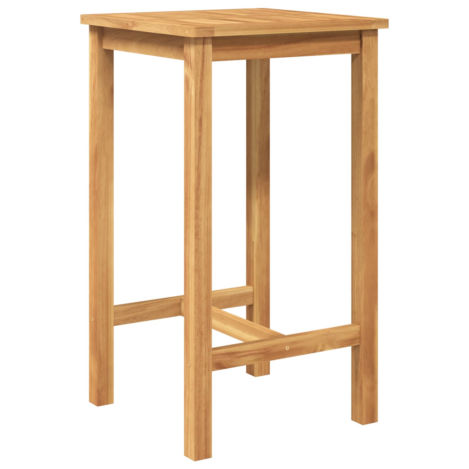 Vanjski bar set 3 pcs Neprerađeno Čvrsto teak drvo