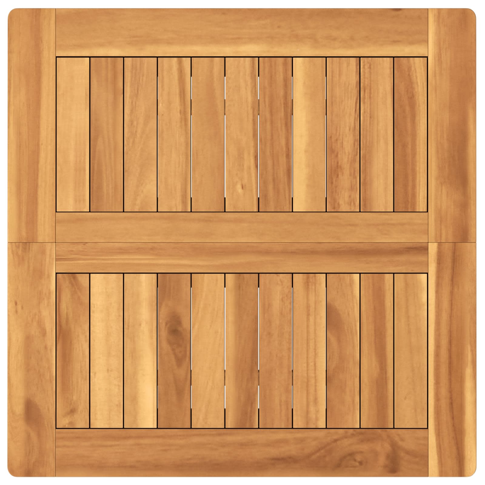 Vanjski bar set 3 pcs Neprerađeno Čvrsto teak drvo