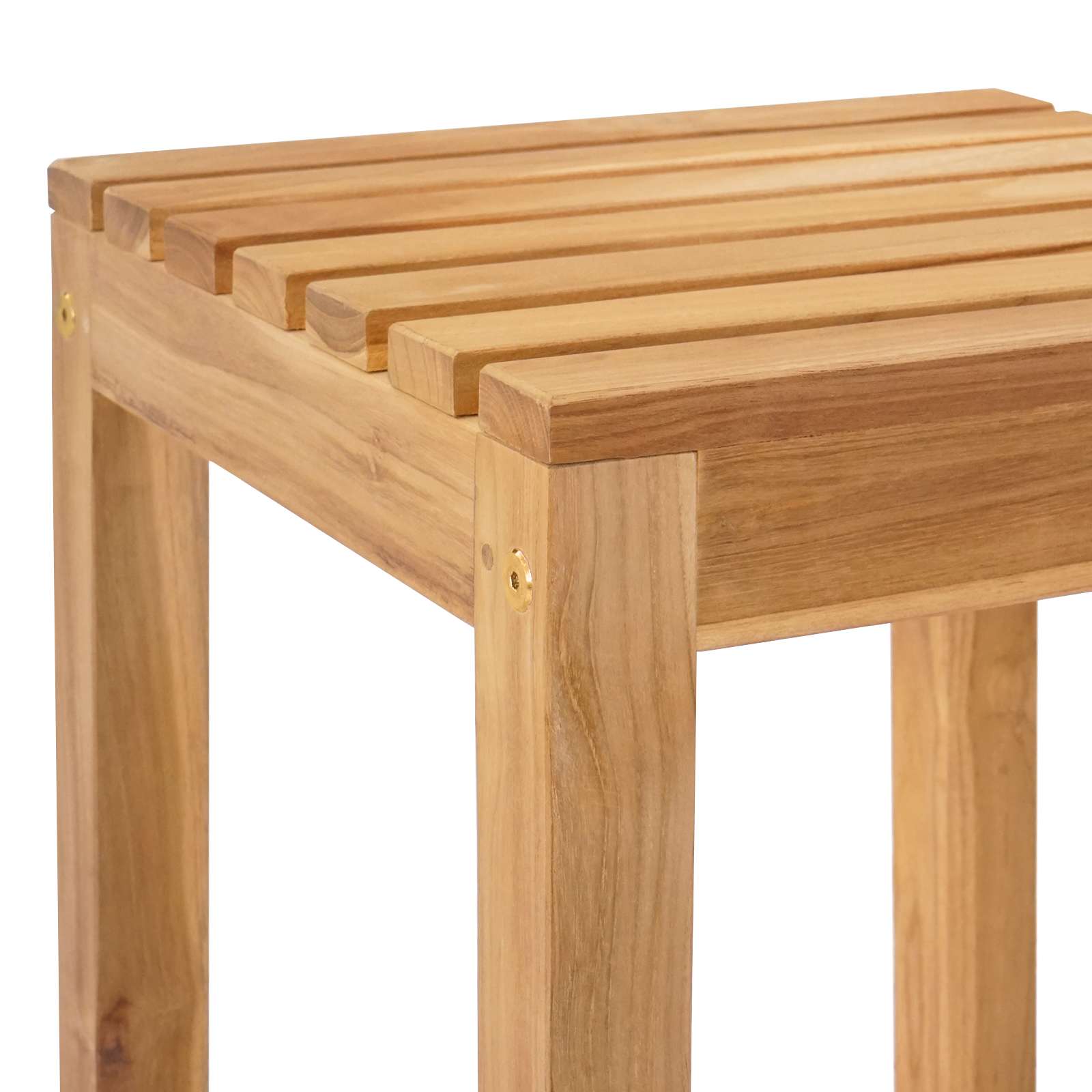 Vanjski bar set 7 pcs Neprerađeno Čvrsto teak drvo