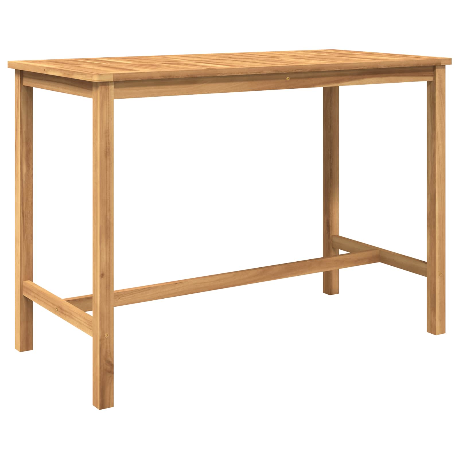 Vanjski bar set 7 pcs Neprerađeno Čvrsto teak drvo