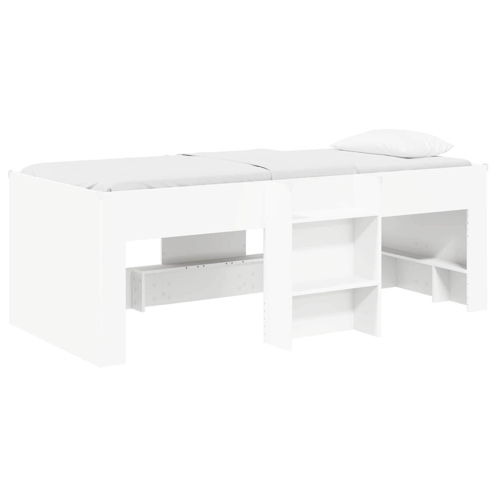 Kreveta za visoko spavanje djece 2 pcs Bijela 80 x 200 cm