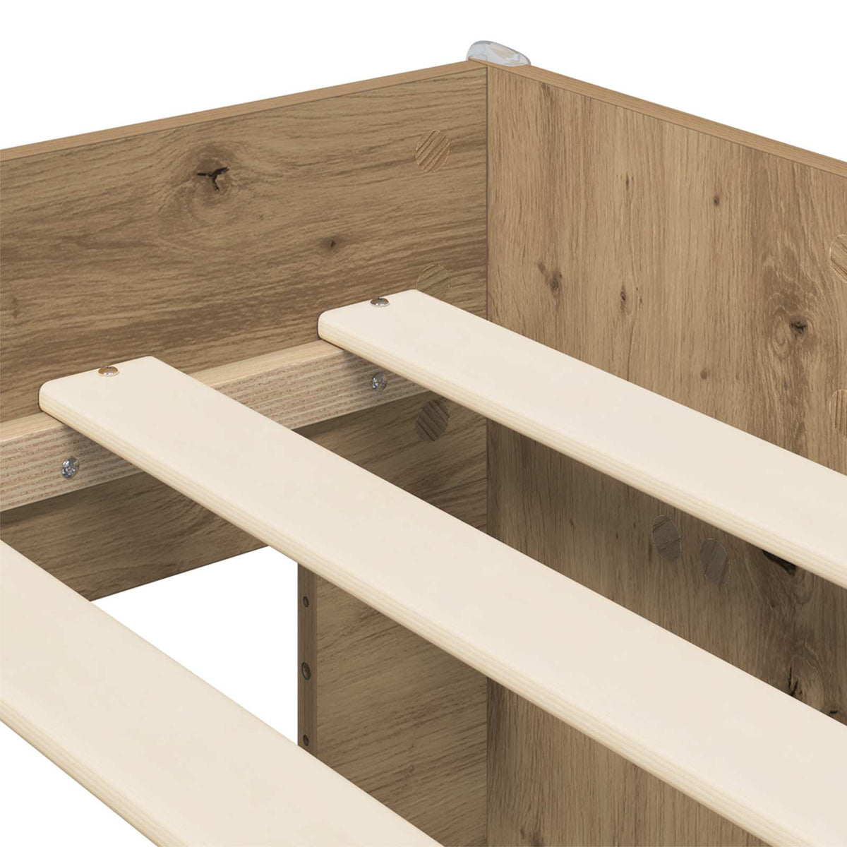 Kreveta za visoko spavanje djece 2 pcs Hrast artisan