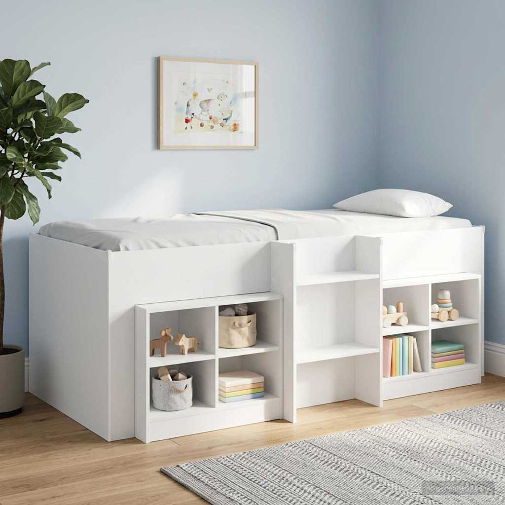 Kreveta za visoko spavanje djece 2 pcs Bijela 90 x 200 cm