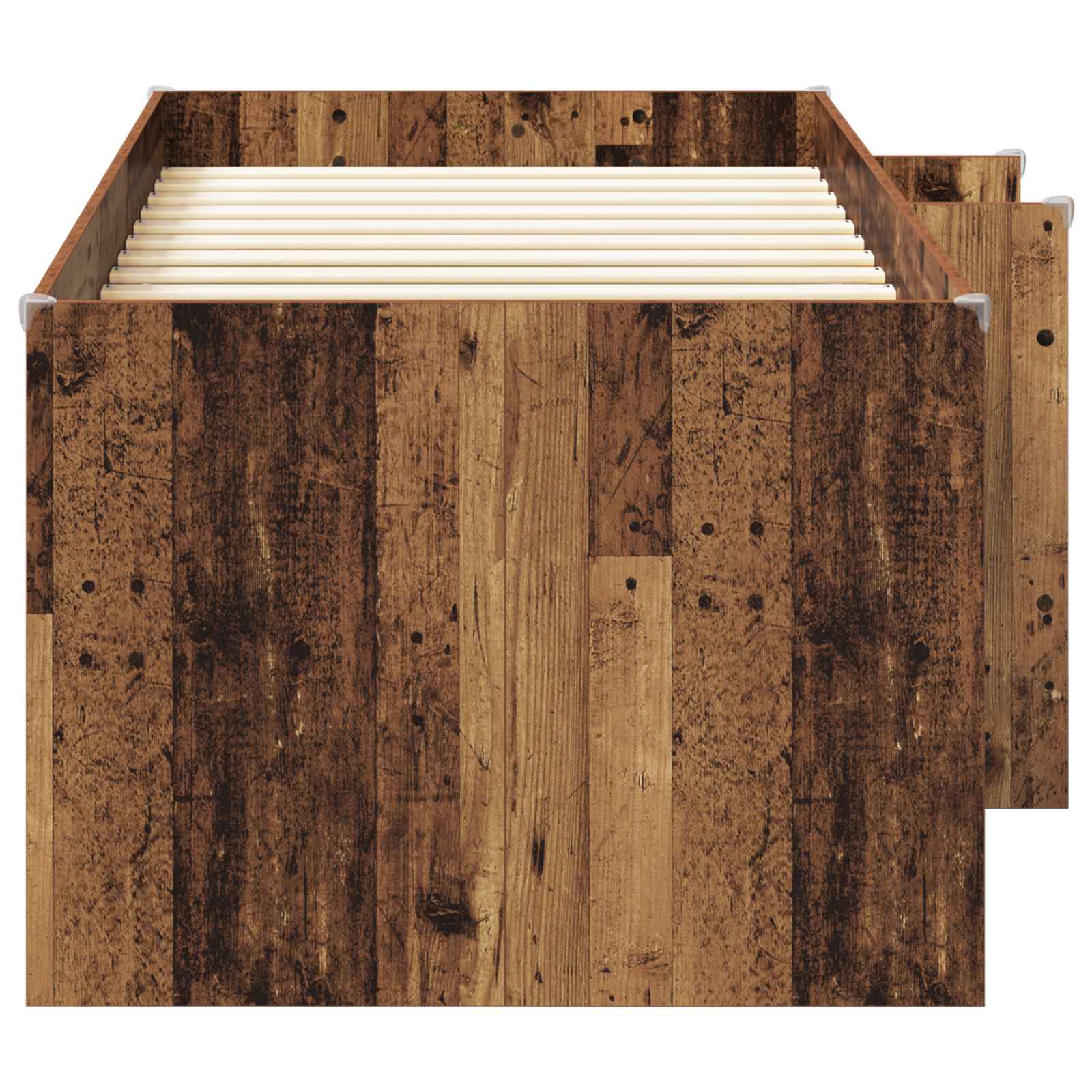 Kreveta za visoko spavanje djece 2 pcs Staro drvo 98.5 x 200 cm