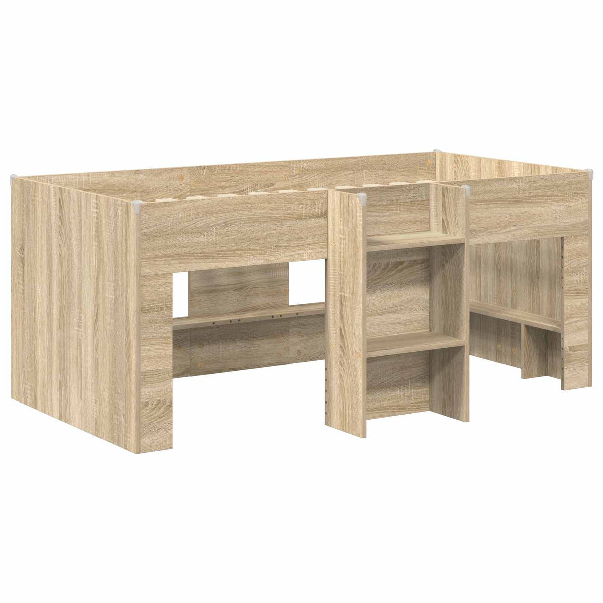 Kreveta za visoko spavanje djece 2 pcs Sonoma Konstruirano drvo