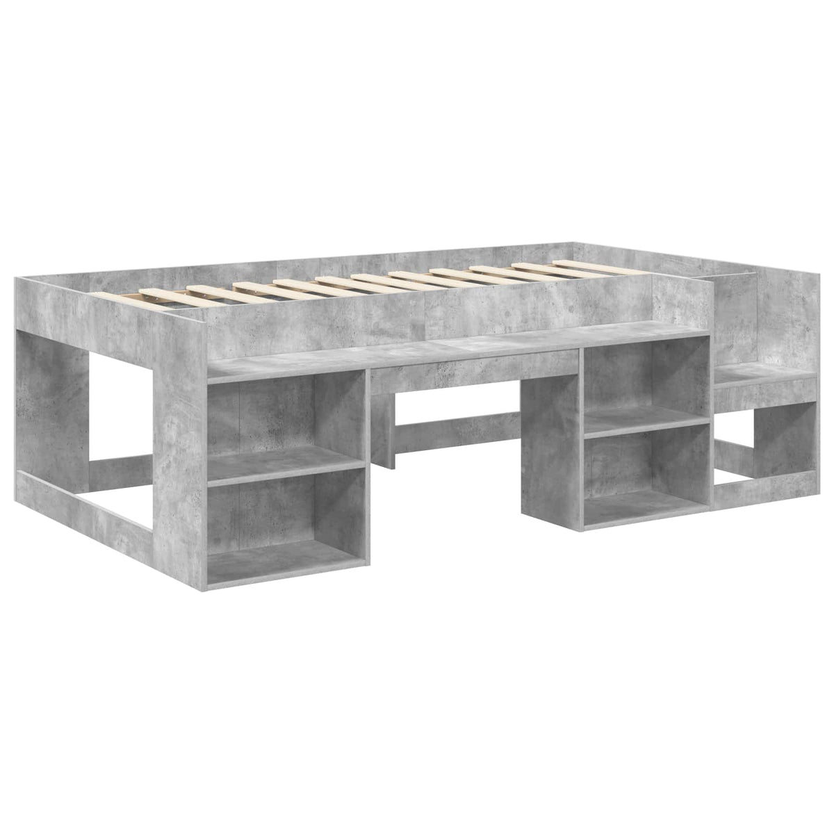 Krevet za djecu s ladicama Betonska siva 80 x 200 cm