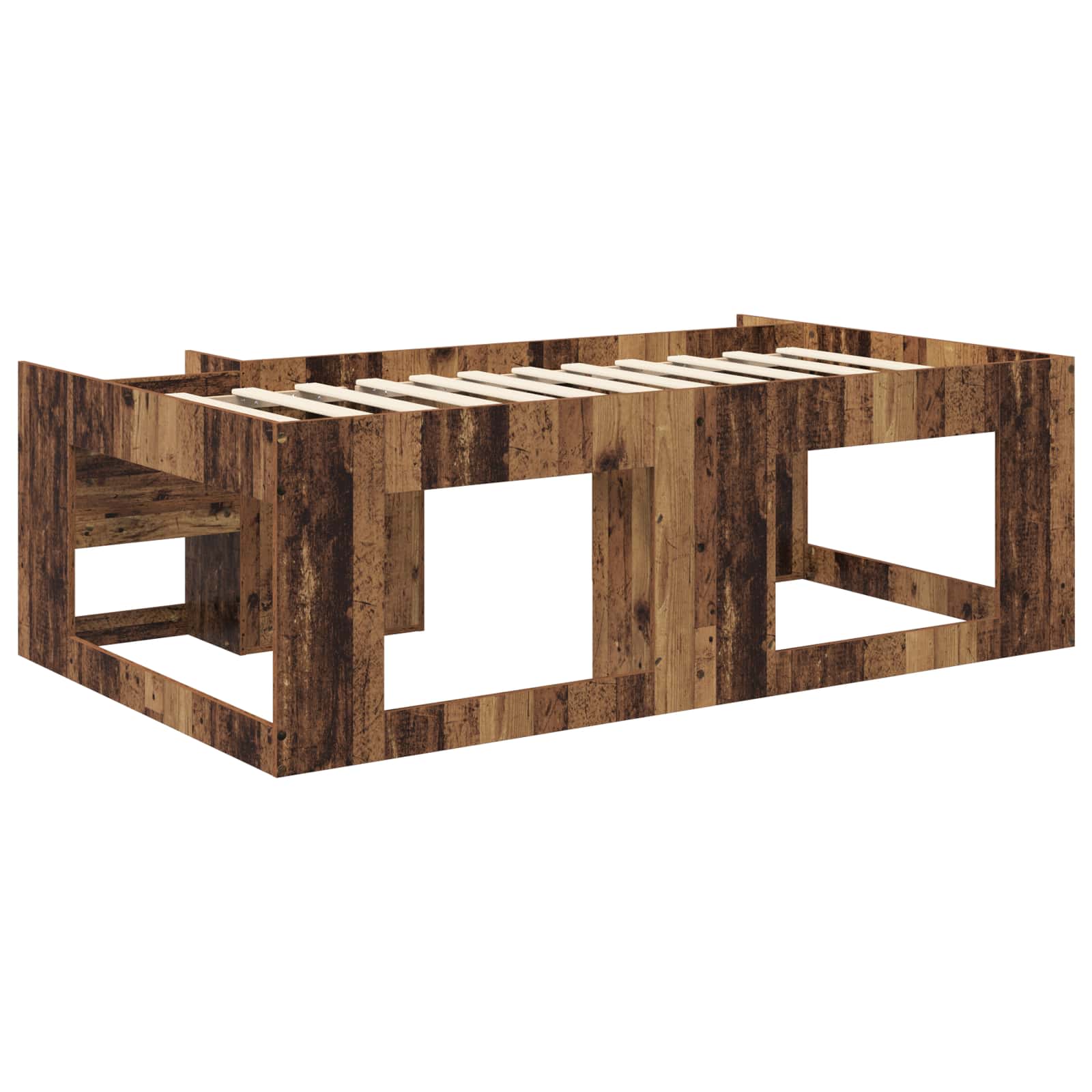 Krevet za djecu s ladicama Staro drvo 98.5 x 200 cm