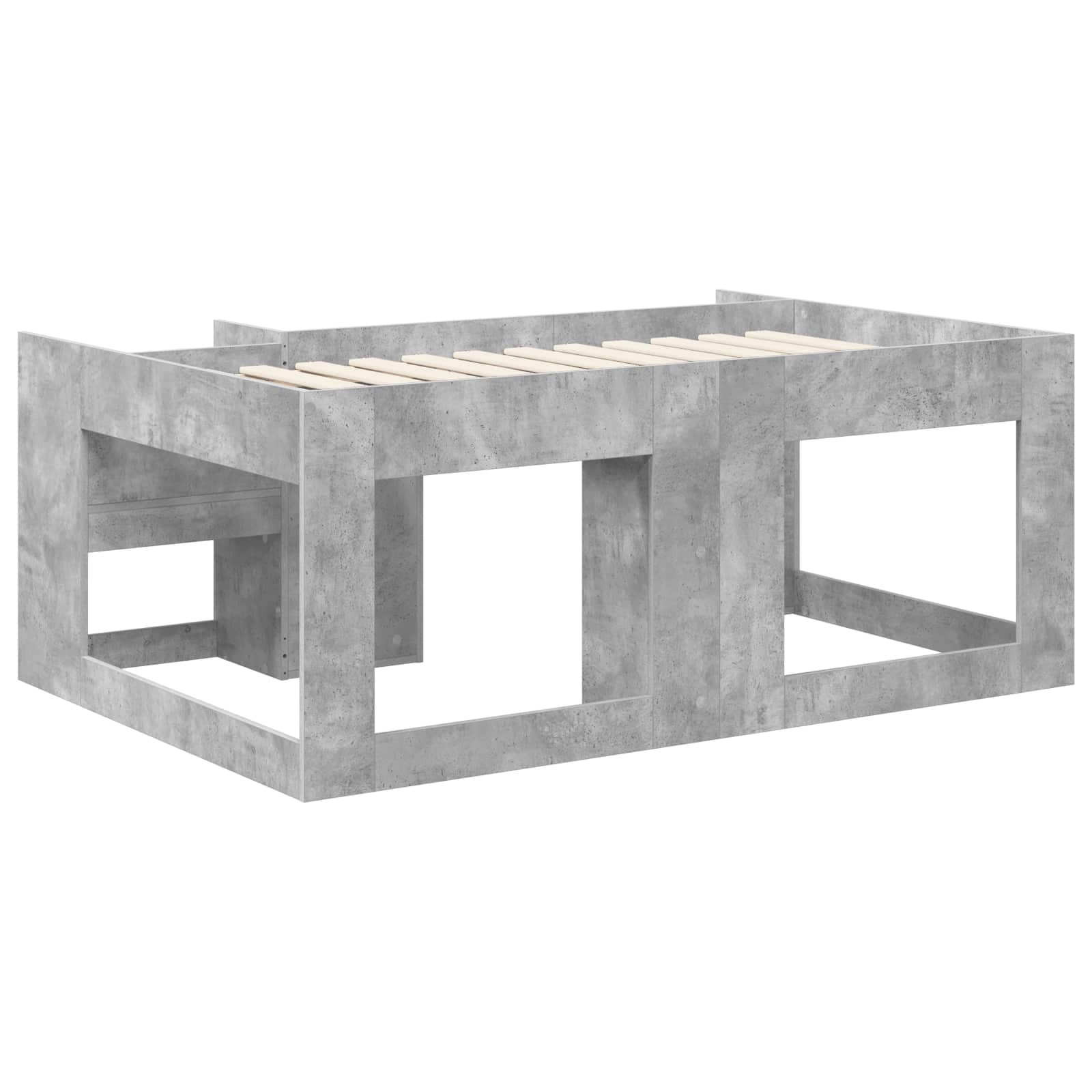 Krevet za djecu s ladicama Betonska siva 80 x 160 cm