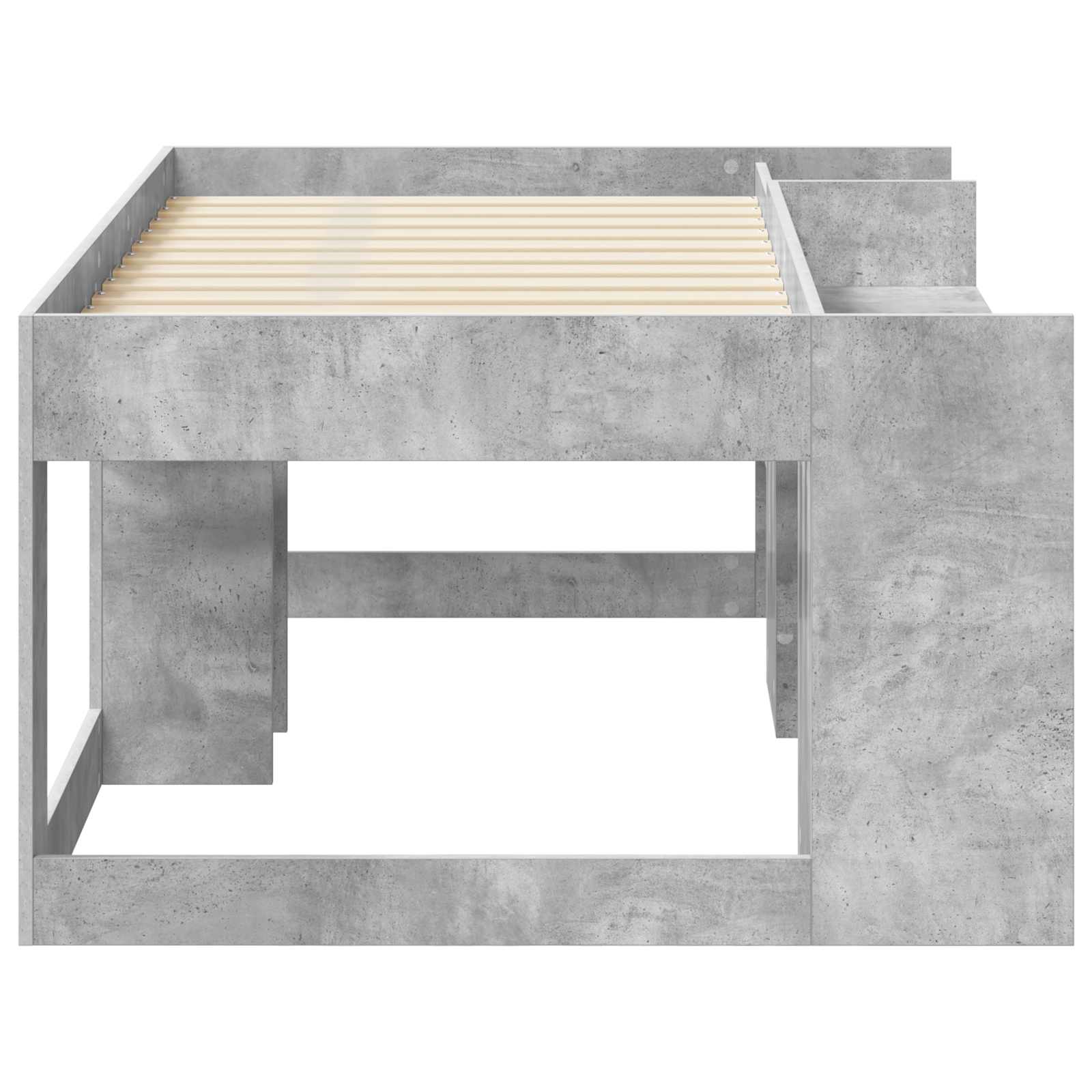 Krevet za djecu s ladicama Betonska siva 80 x 160 cm