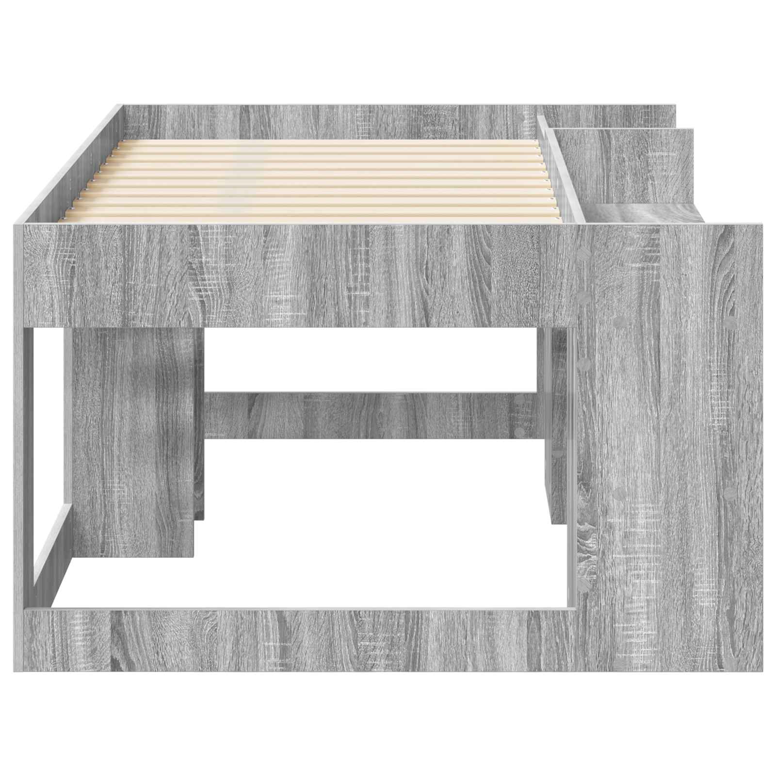Krevet za djecu s ladicama Siva Sonoma 80 x 160 cm