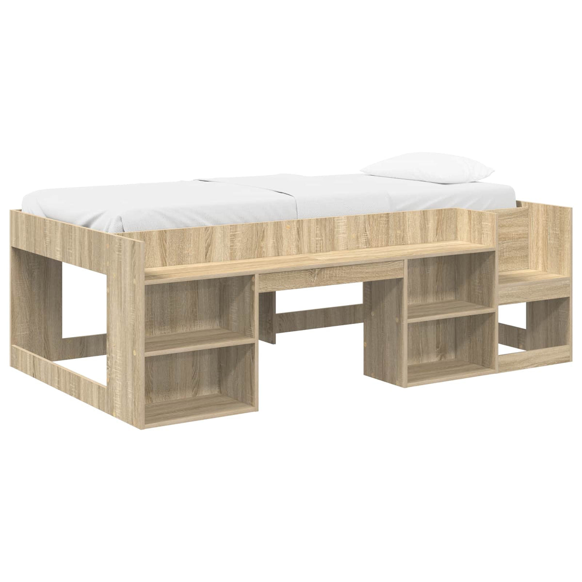 Krevet za djecu s ladicama Hrast sonoma 90 x 190 cm