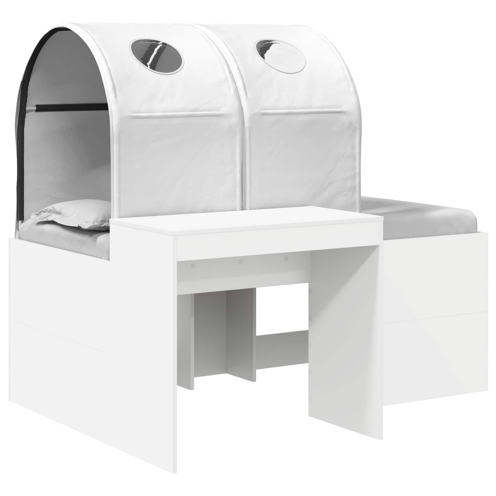 Krevet s Tunnels 4 pcs Artisian hrast i bijela
