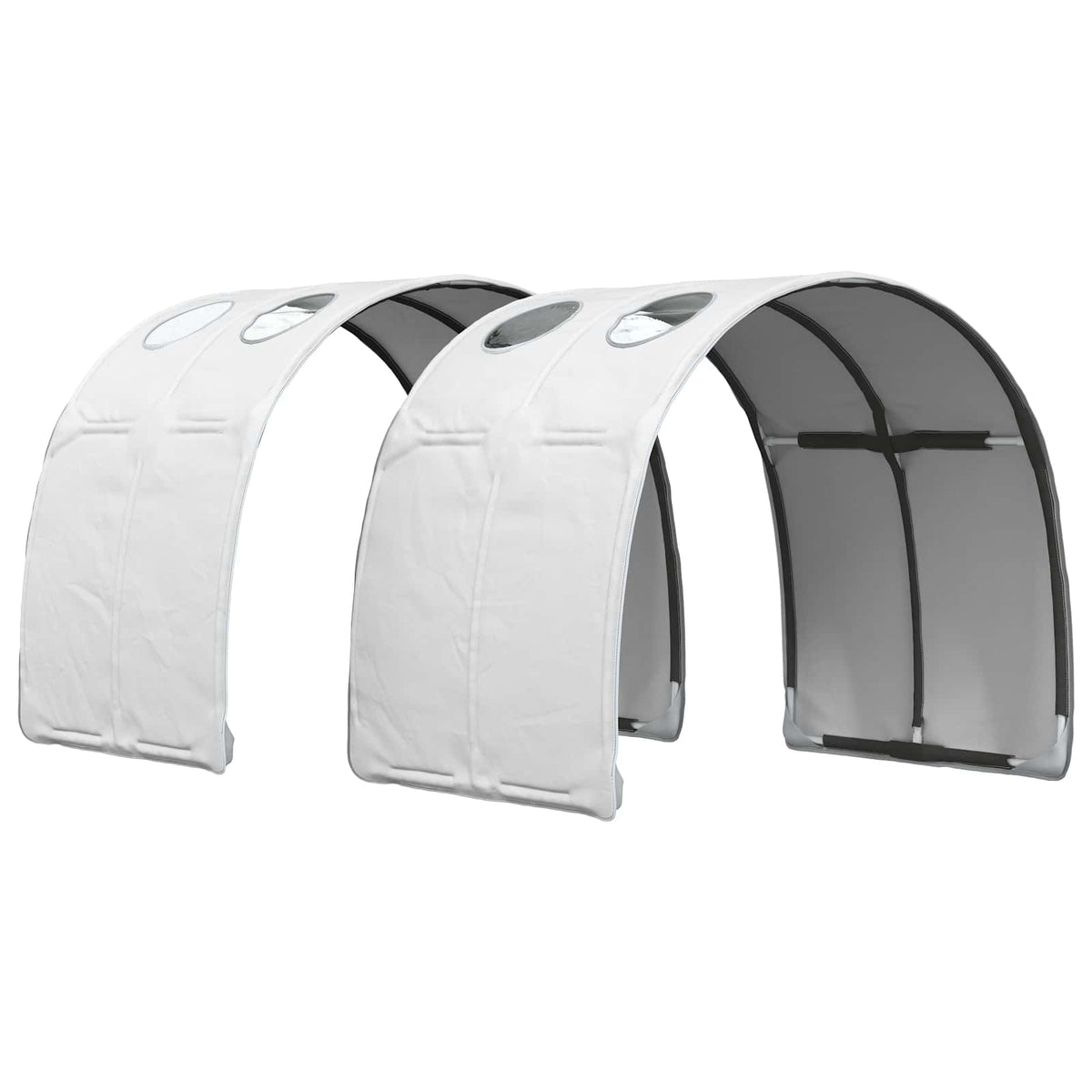Krevetna konstrukcija s tunelom 3 pcs Bijela Konstruirano drvo