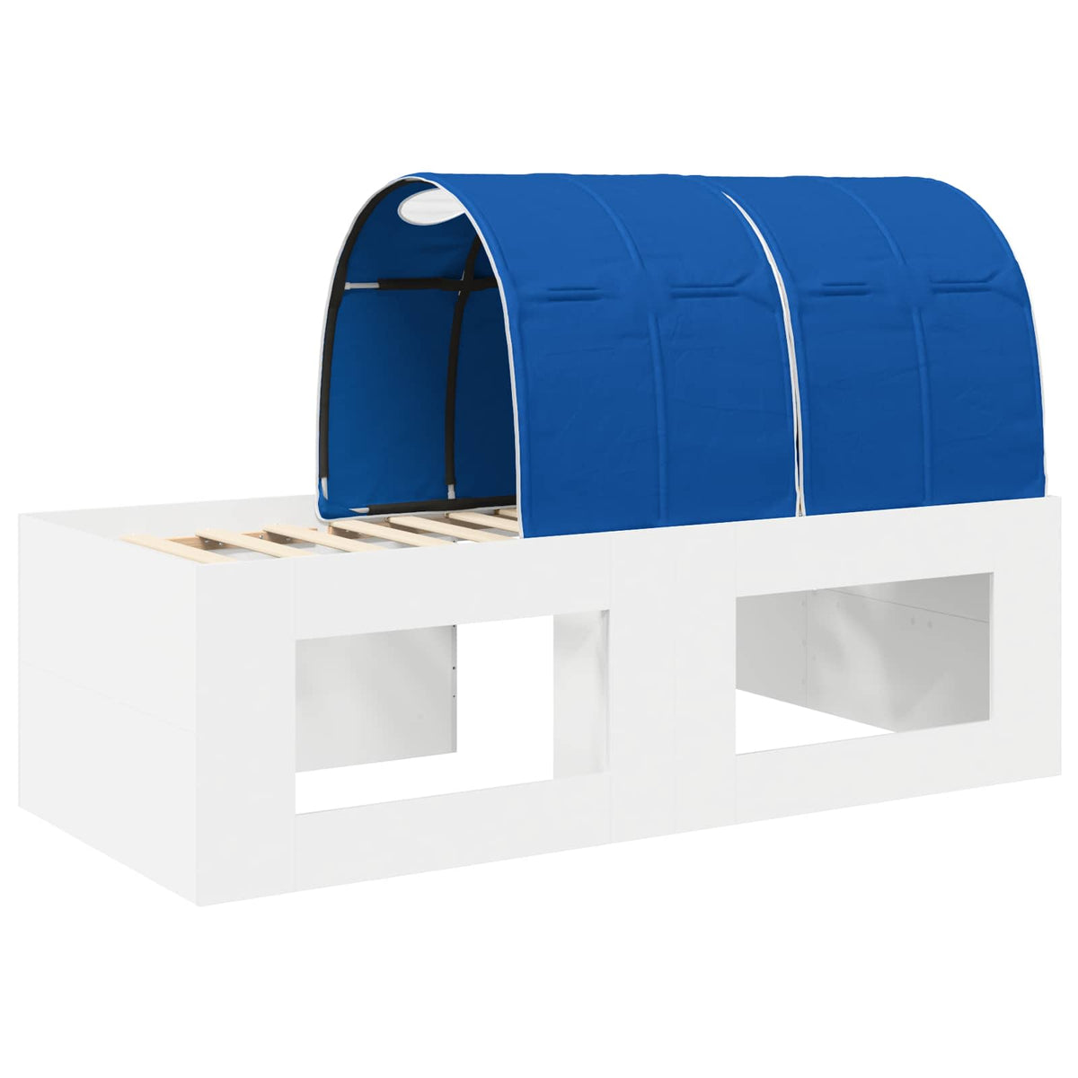 Krevet s tunelom 4 pcs Artisian hrast i plava Konstruirano drvo